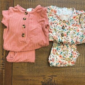 Lou Lou and Company 3-6 month top and bottoms (Jane and Millie)